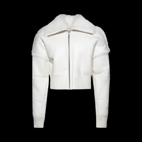 Rick Owens Flight Jacket 'Milk'