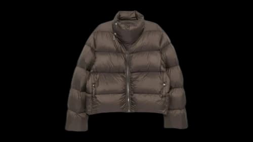 Rick Owens Turtle Jacket Dark Dust