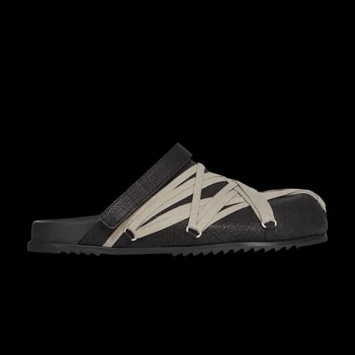 Rick Owens Concordians Megalaced Mule Granola 'Black'