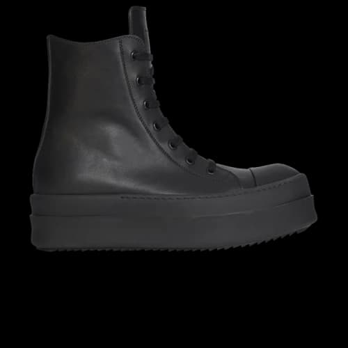 Rick Owens Concordians Mega Bumper High 'All Black'