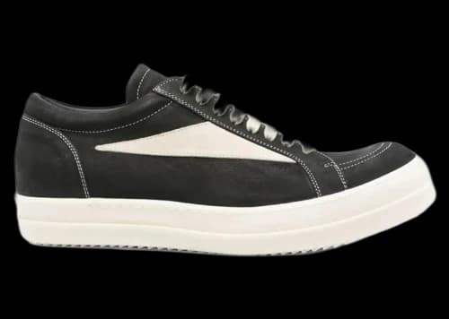 Rick Owens Concordians Vintage Low Black Milk Suede