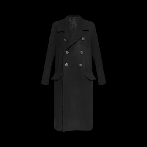 Rick Owens Cappotto Officer Coat 'Black'