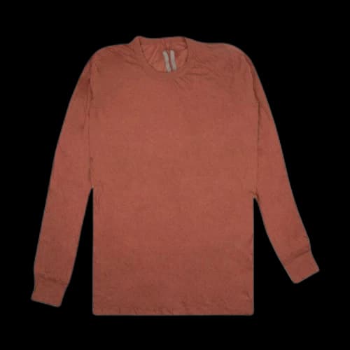 Rick Owens Basic Long Sleeve T-Shirt 'Burnt Pink'