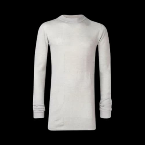 Rick Owens Larry Long-Sleeve Level Tee 'Milk'