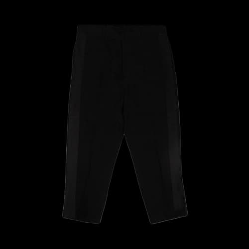 Rick Owens New Wool Slim Cropped Astaires Pants 'Black'
