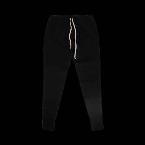 Rick Owens Viscose Blend Knit Track Pants 'Black'
