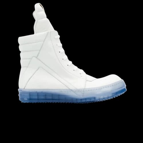 Rick Owens Geobasket High 'Chalk White Blue Transparent'