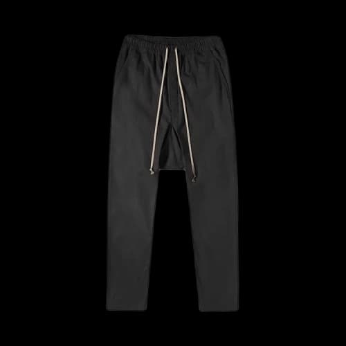 Rick Owens Drawstring Long Pants 'Black'