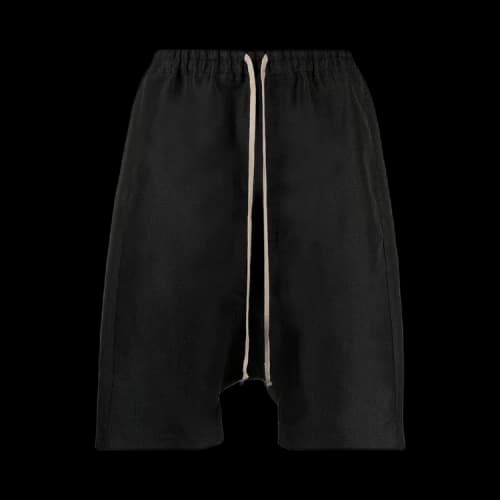 Rick Owens Woven Pods Shorts 'Black'