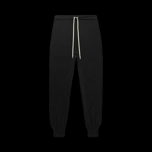 Rick Owens Merino Wool Track Pants 'Black'
