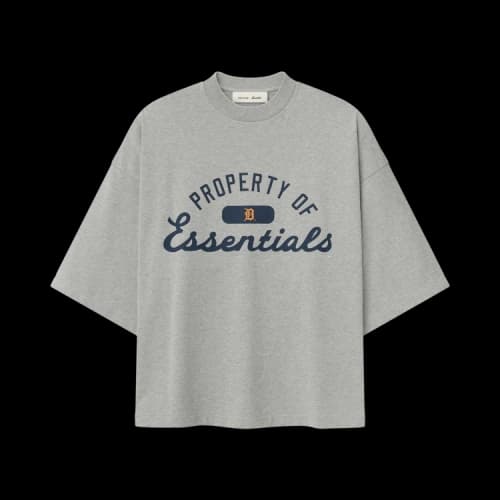 Fear of God Essentials Tigers Merch Tee 'Concrete Heather'