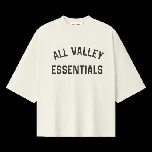 Fear of God Essentials Merch Tee Boxy Fit 'Ivory'