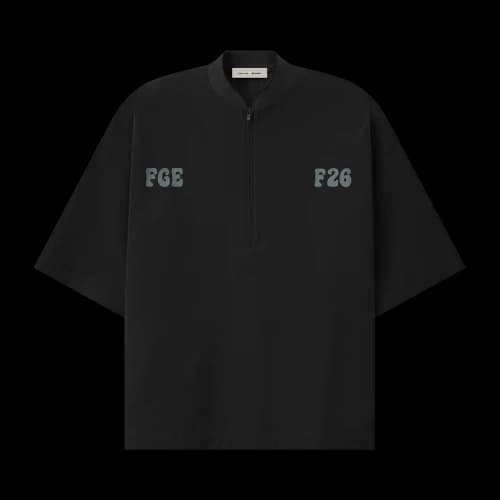 Fear of God Essentials Half Zip Shirt 'Vintage Black'