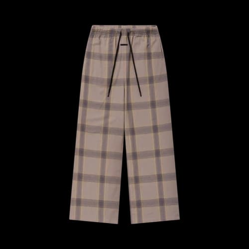 Fear of God Essentials Flannel Lounge Pant 'Seal Plaid'