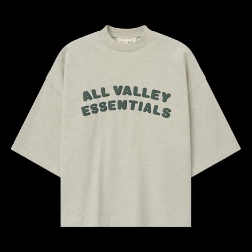 Fear of God Essentials Merch Tee Boxy Fit 'Vanilla Heather'