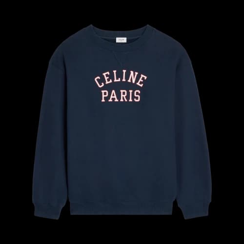 CELINE Relaxed Sweatshirt 'Navy/Red/White'