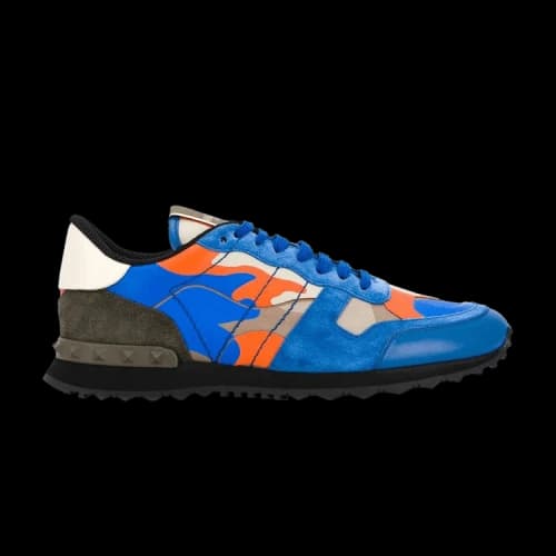 Valentino Rockrunner Rockstud Lace 'Blue Orange Camo'