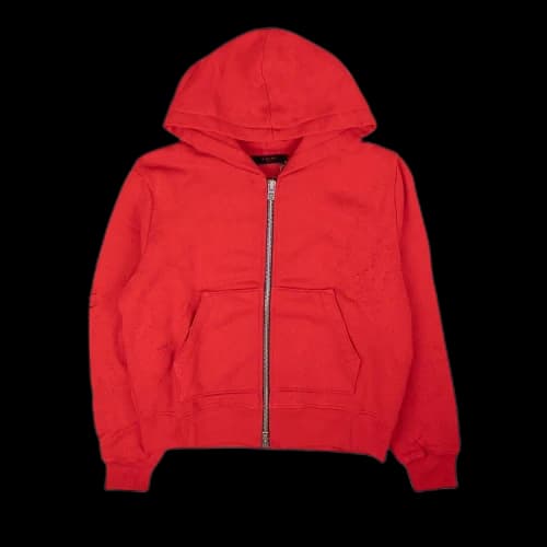 Amiri Shotgun Zip Hoodie 'Red'