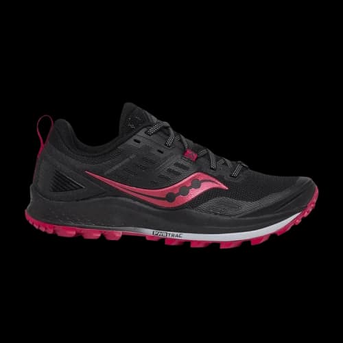 Saucony Peregrine 10 Wide 'Black Barberry' (Women's)