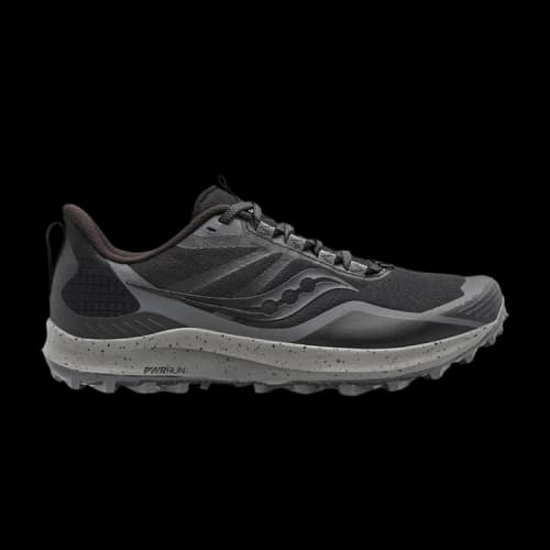 Saucony Peregrine 12 Wide 'Black Charcoal' (Women's)