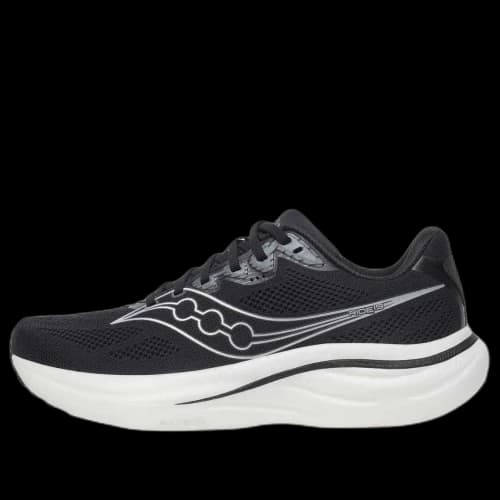 Saucony Ride 19 Wide 'Black Silver'