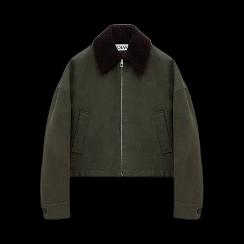Loewe Wool Jacket 'Khaki Green'