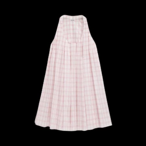 Loewe Trapeze Dress 'White/Pink'