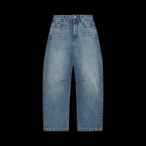 Loewe Anagram Barrel Jeans 'Washed Denim'