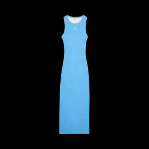 Loewe Anagram Tank Dress 'Medium Turquoise'