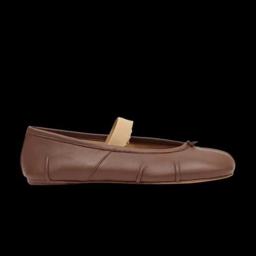 Maison Margiela Tabi Ballerina Flat Elastic Band 'Warm Coffee Nude' (Women's)