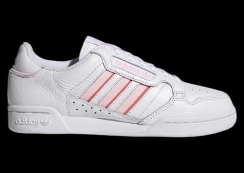 adidas Continental 80 Stripes Cloud White Clear Pink Hazy Rose (Women's)