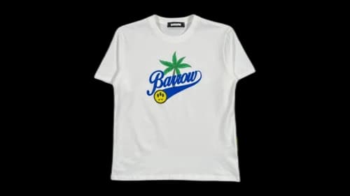 Barrow Graphic Jersey T-shirt Off White