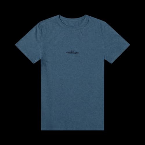 Maison Margiela Upside-Down Logo Tee 'Blue'