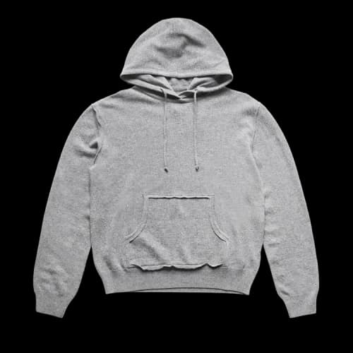 Maison Margiela Cashmere Blend Hoodie 'Medium Grey'