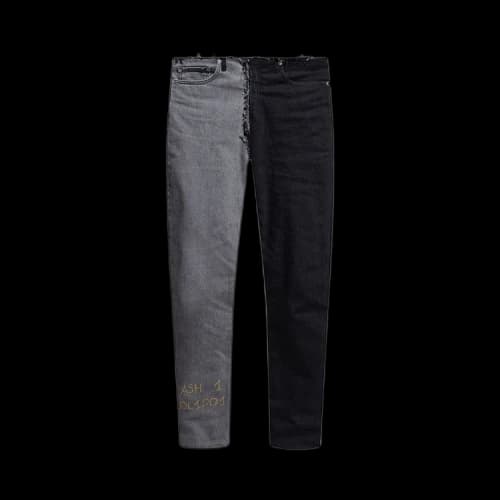 Maison Margiela Raw Cut Jeans 'Black/Grey'