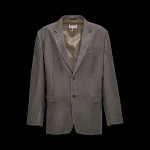 Maison Margiela Oversized Wool Blazer Jacket 'Grey'