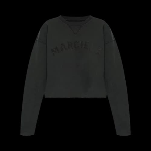 Maison Margiela Logo Embroidered Sweatshirt 'Beige'