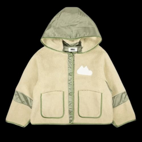 MM6 Maison Margiela Faux Shearling Sports Jacket 'White'