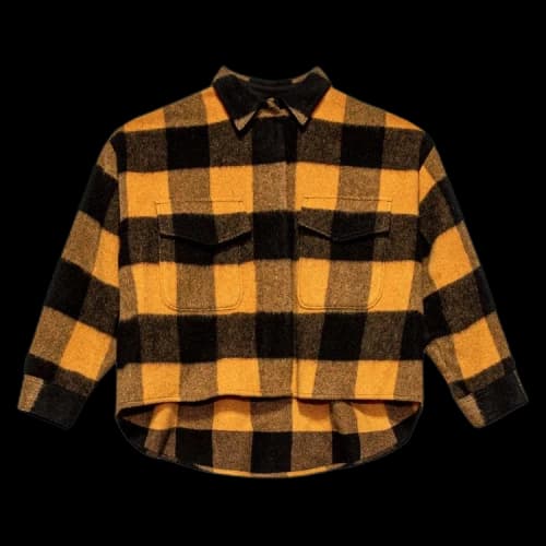 MM6 Maison Margiela Sportsjacket 'Black/Orange Check'