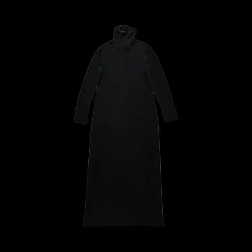 MM6 Maison Margiela Knitted Roll Neck Dress 'Black'
