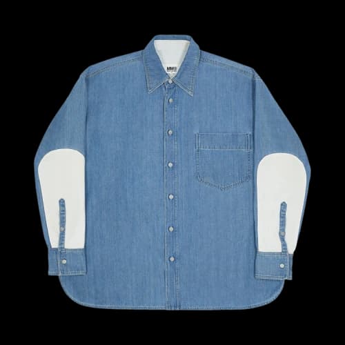 MM6 Maison Margiela Denim Shirt 'Grey/Light Blue'