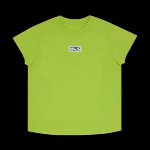 MM6 Maison Margiela Cropped T-Shirt 'Neon Green'