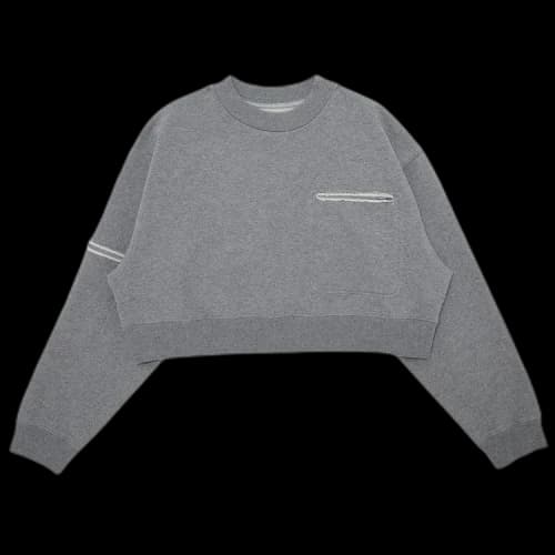 MM6 Maison Margiela Sweatshirt 'Grey Melange'