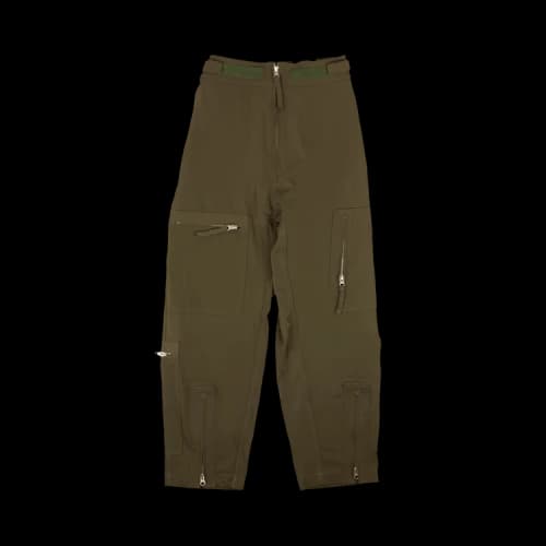 MM6 Maison Margiela High Waisted Cargo Pants 'Green'