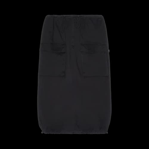 MM6 Maison Margiela Gabardine Midi Skirt 'Black'