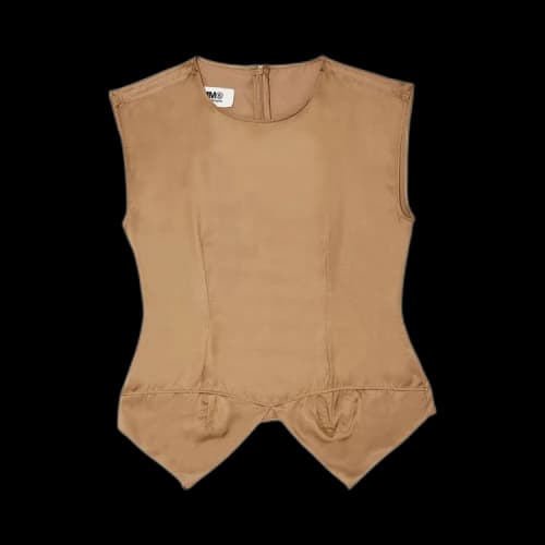MM6 Maison Margiela Top 'Taupe'