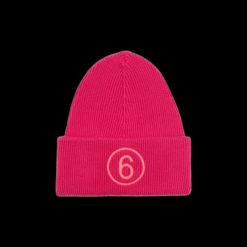 MM6 Maison Margiela Logo Beanie 'Pink'