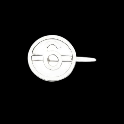 MM6 Maison Margiela Logo Hair Clip 'Silver'