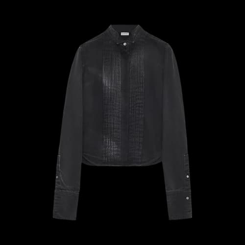 Loewe Pleated Shirt 'Washed Black'