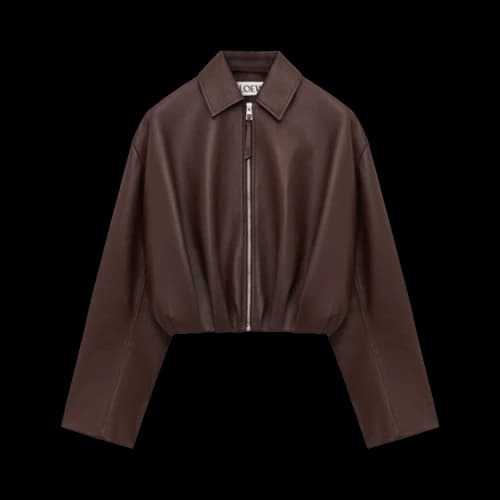 Loewe Draped Jacket 'Chocolate Brown'